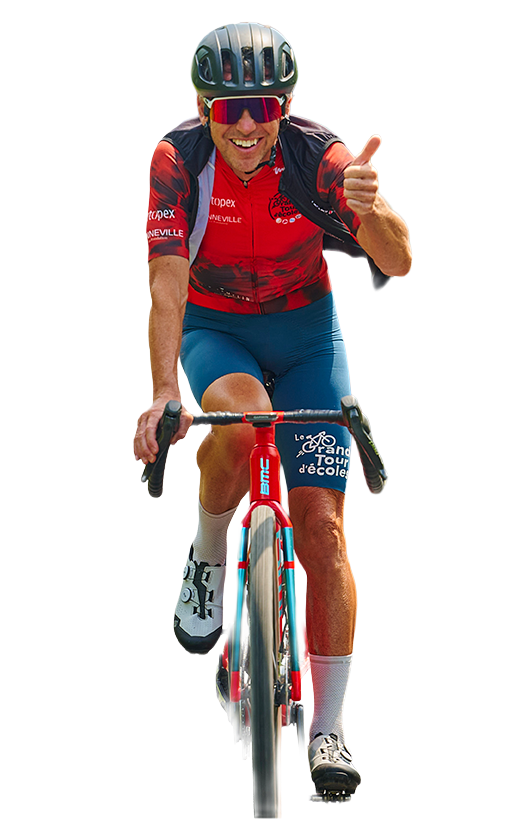 Christian Vachon &agrave; v&eacute;lo